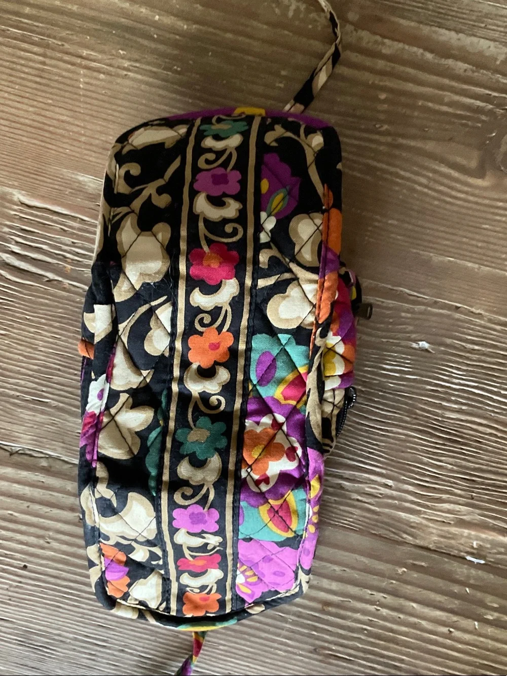 Vera Bradley quilted cosmetic